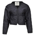 Original niederländische Militär-Steppjacke mit schwarzem Innenfutter, warm und leicht