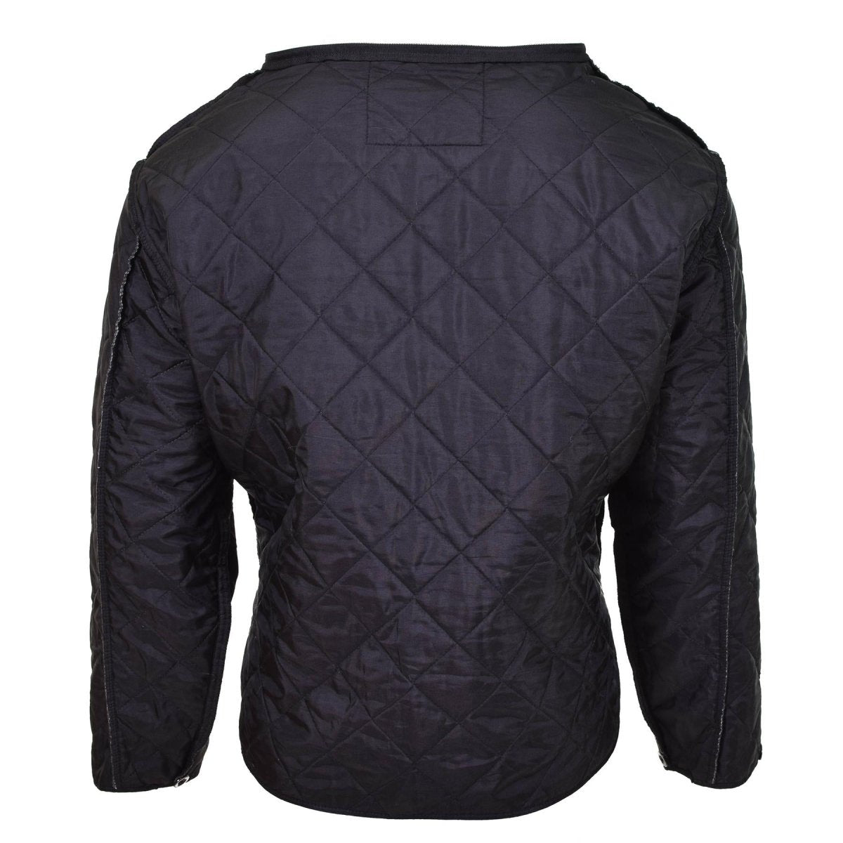 Original niederländische Militär-Steppjacke mit schwarzem Innenfutter, warm und leicht