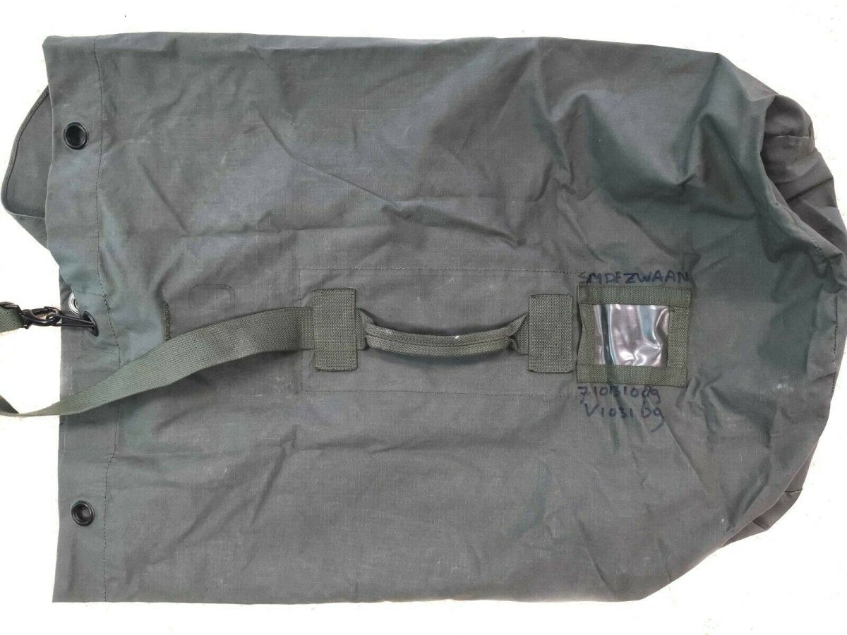 Original holländischer Militär Seesack 100Liter Ripstop Sack Canvas Kit oliv