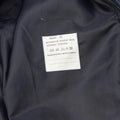 Original niederländische Militärausgabe Herren Regenmantel gesteppter Innen-Trenchcoat einfarbig blau