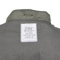Original niederländische Militär-Innenjacke, wasserdicht, versiegelte Nähte, Kampfjacke, Olivgrün