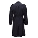 Original Dutch Military Long Wool Coat Double Breasted Army Surplus Issue Black - GoMilitar