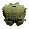 Original Dutch Military M58 Webbing Pattern 35L Rucksack Perforierter Gürtel Olive
