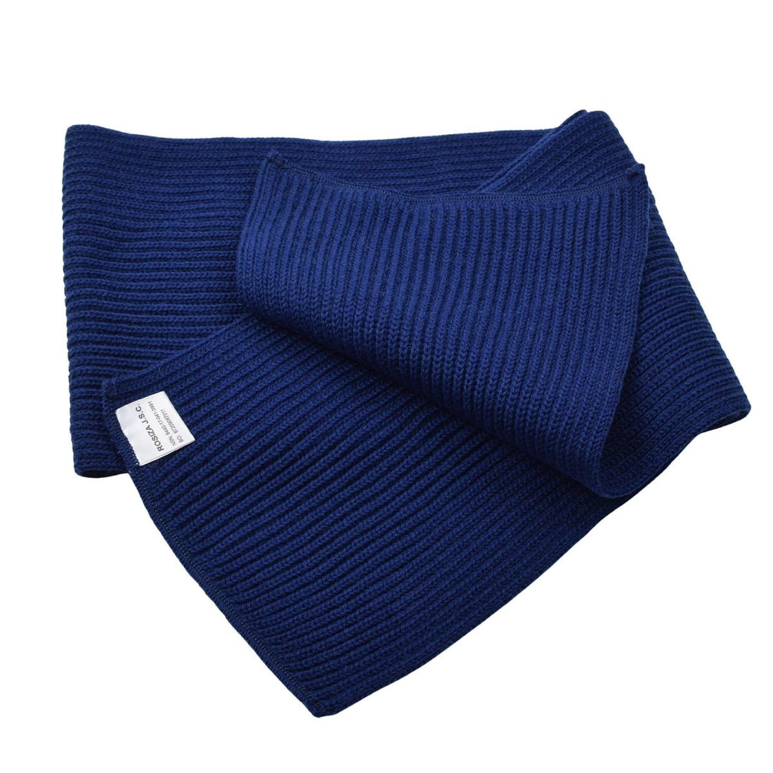 Original niederländischer Militär-Maribelle-Schal, Wolle, Superwash, atmungsaktiv, Blau