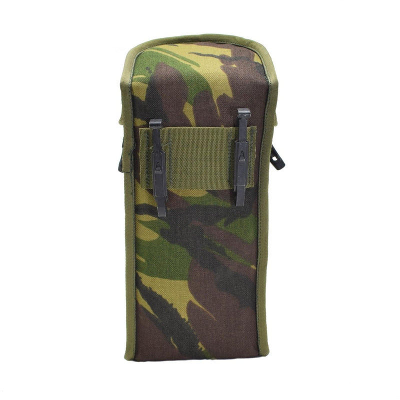 Original Dutch Military optics tactical pouch in DPM camo with ALICE attachment and buckle closure for secure gear storage