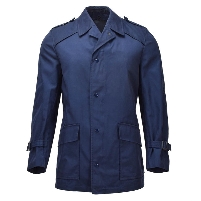 Original niederländischer Militärparka, mit Fleece gefütterte Kaltwetter-Armeejacke, Blau – GoMilitar