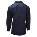 Original niederländischer Militärparka mit mehreren Taschen, hohem Halsausschnitt und Fisherman-Logo in Blau