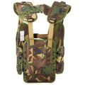 Original niederländisches militärisches taktisches Westenset Woodland altes Modell Alice Clip-Beutel