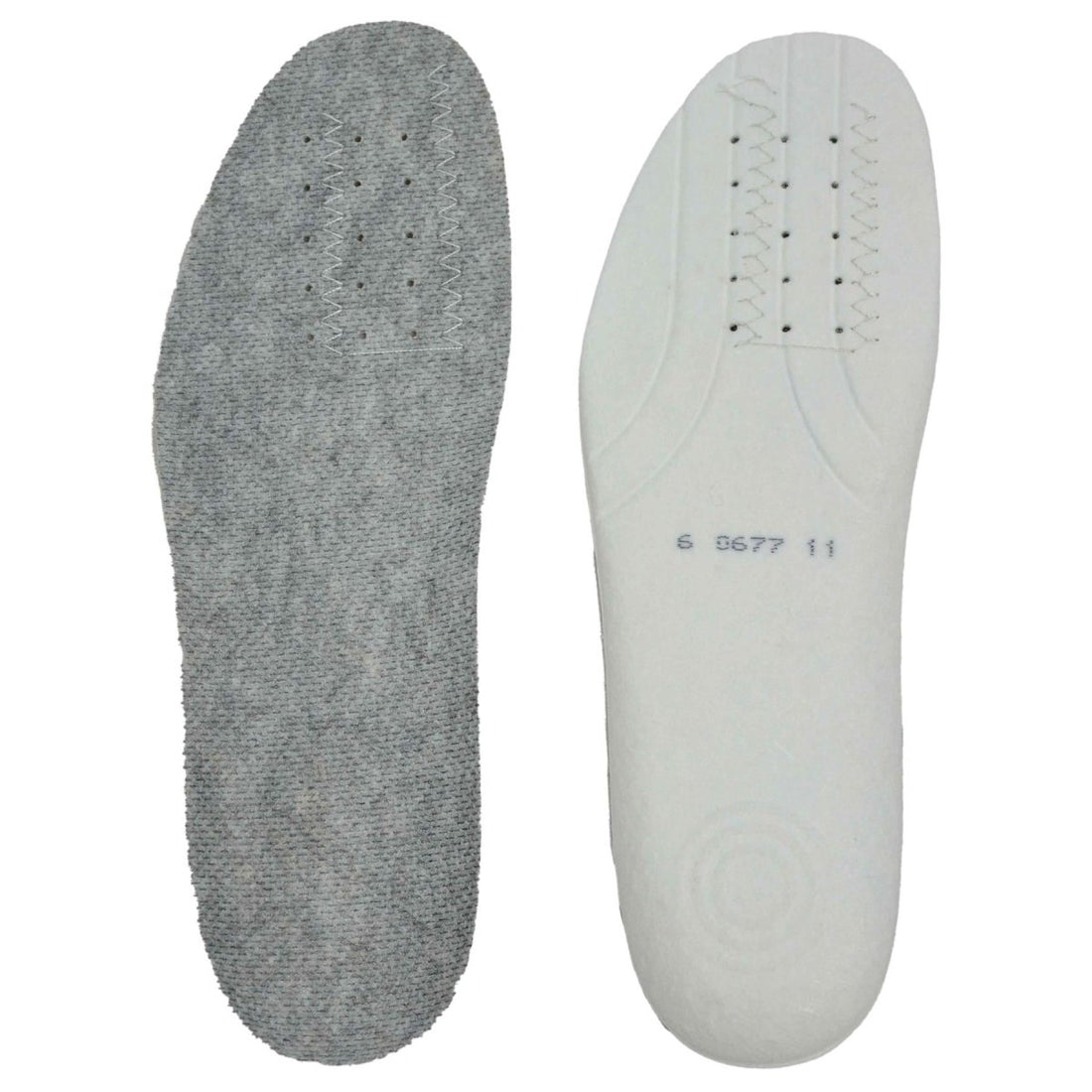 Original niederländische Militär-Thermo-Einlegesohlen, stoßdämpfende Materialien, Grau