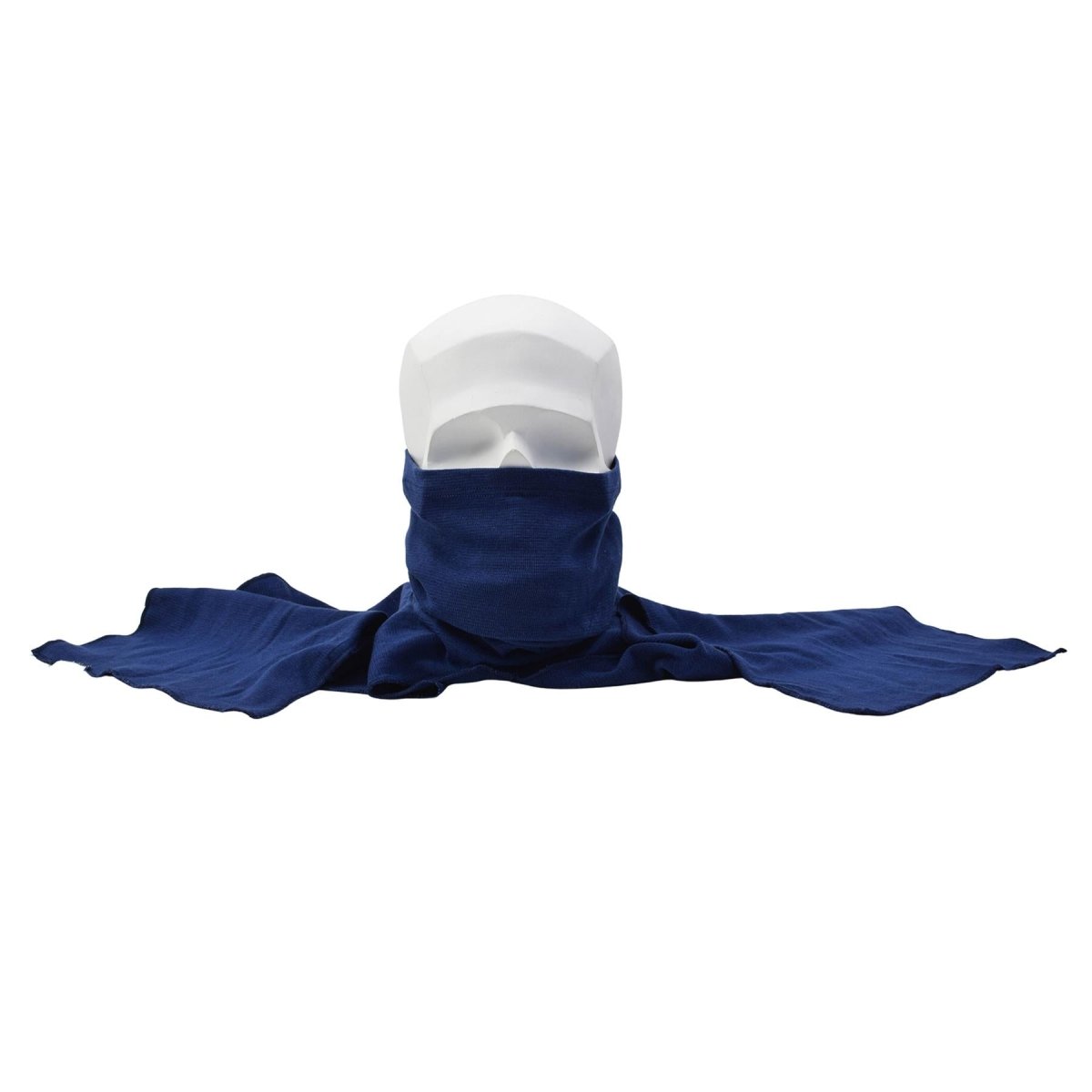 Original niederländischer Militär-Schlauchschal, Wollmischung, atmungsaktiv, für den Außenbereich, warm, Blau