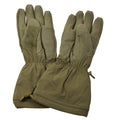Original Dutch Military Winter ECWS Handschuhe Wasserdichtes Ziegenleder Palm Olive
