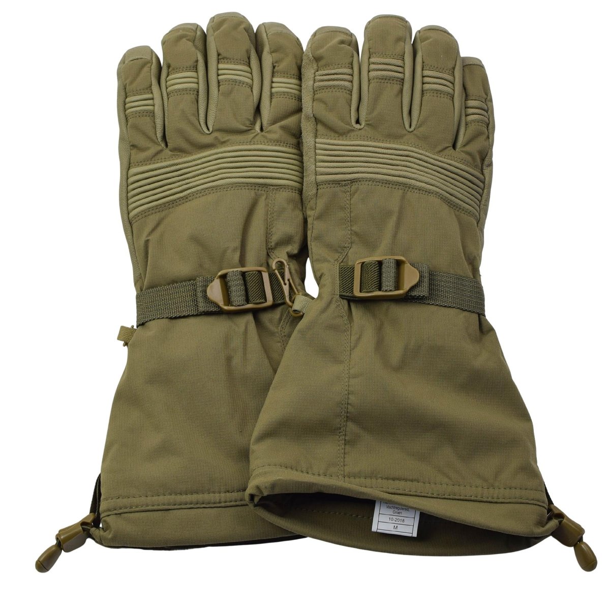 Original Dutch Military Winter ECWS Handschuhe Wasserdichtes Ziegenleder Palm Olive