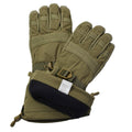Original Dutch Military Winter ECWS Handschuhe Wasserdichtes Ziegenleder Palm Olive
