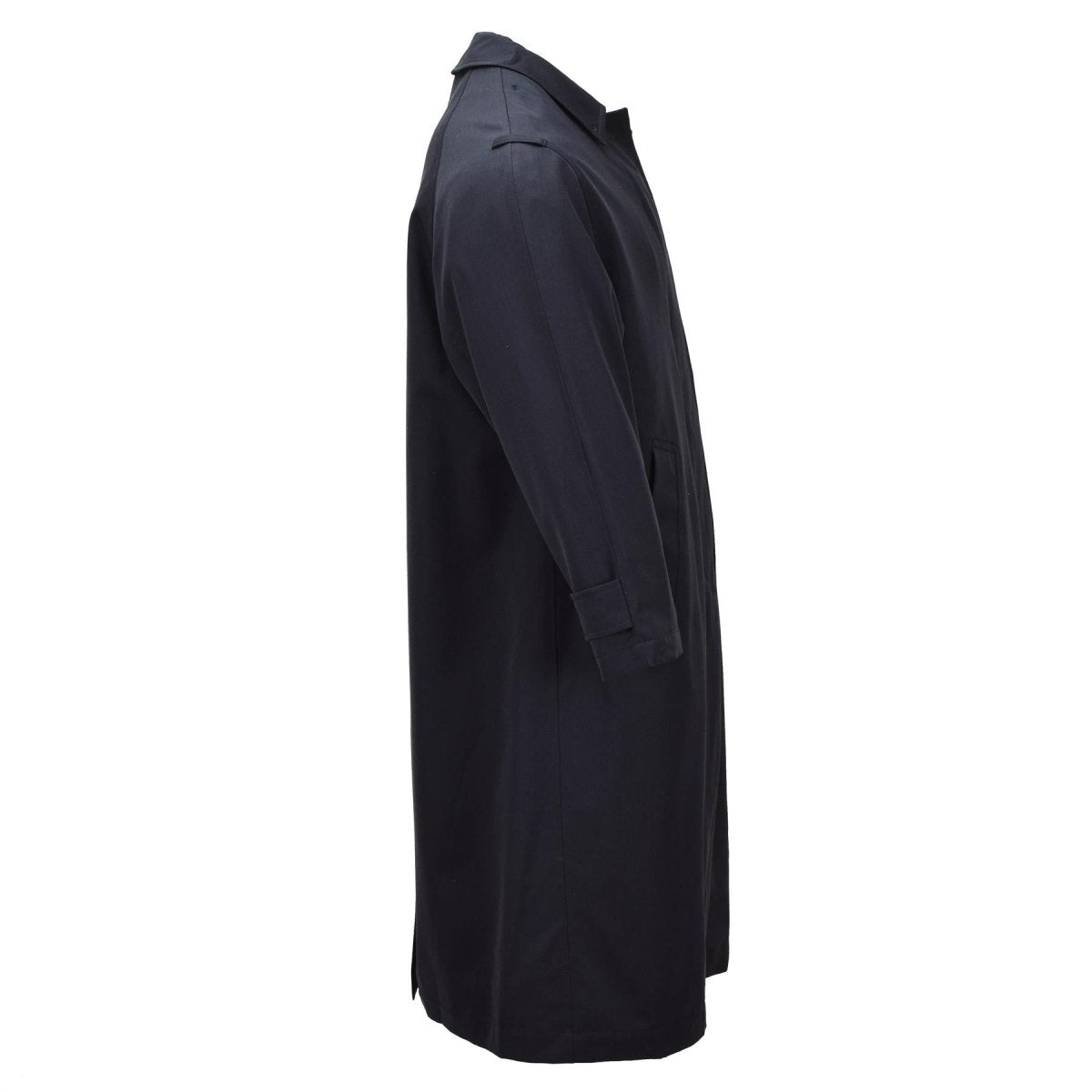 Original niederländischer Militär-Damen-Langmantel, formeller Dienstmantel, Schwarz
