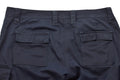 Original niederländische Militär-Arbeitshose für Damen, verstärkte Knie, Cargotaschen, Blau