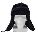 Original Dutch Police Winter Hat Fold Down Ear Flaps Reinforced Forehead Blue - GoMilitar