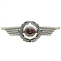 Original ostdeutsche NVA DDR Armee Militär Mütze Hut Kokarde Anstecker Abzeichen Offizier