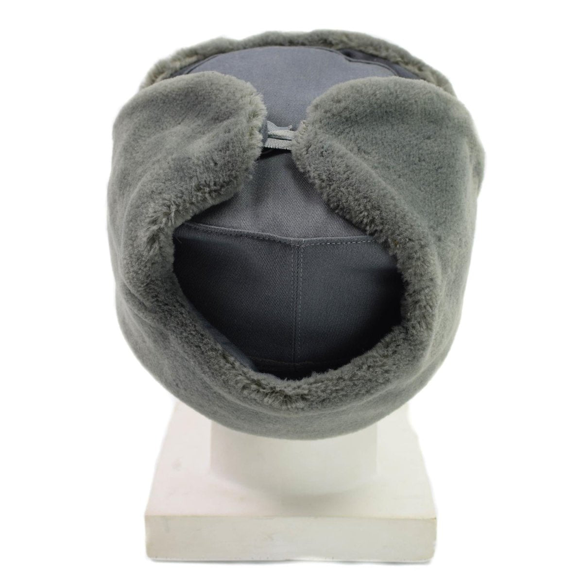Original DDR Armeeoffizier Wintermütze Kaltwetter Uschanka Kunstpelz NEU