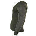 Original französischer Armeepullover, Pullover, Chlorofibre, V-Ausschnitt, Wolle