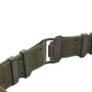 Original French Army Famas Olive OD military webbing belt with quick-release buckle and durable canvas construction