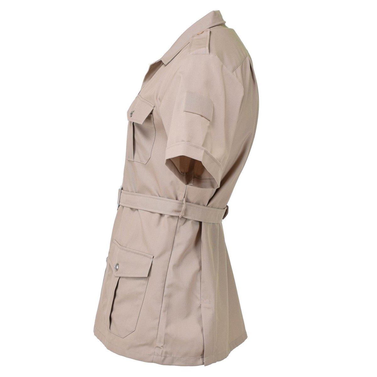 Original französisches Militärhemd der Fremdenlegion, khakifarben, kurze Ärmel, NEU