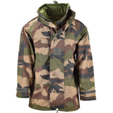 Original französische Militär-Regenjacke aus Trilaminat, Feldregenmantel CCE NEU