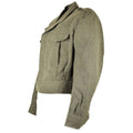 Original echte belgische belgische Armee Feldjacke Ikea Olive OD Eisenhower Wolle