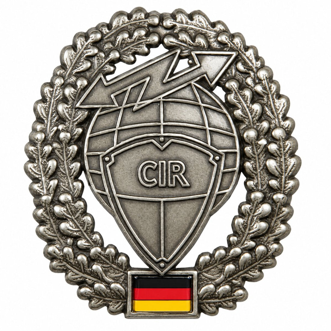 Original Bundeswehr-Baskenmützenabzeichen CIR Insignia Military Surplus Metal Pin