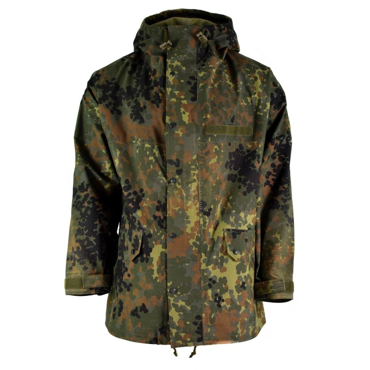 Original Bundeswehr Feldjacke GoreTex Flecktarn wasserdichter Regenschutzparka