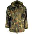 Original Bundeswehr Feldjacke GoreTex Flecktarn wasserdichter Regenschutzparka