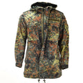 Original Bundeswehr Feldjacke Parka Militärausgabe Flecktarn Camouflage mit Futter