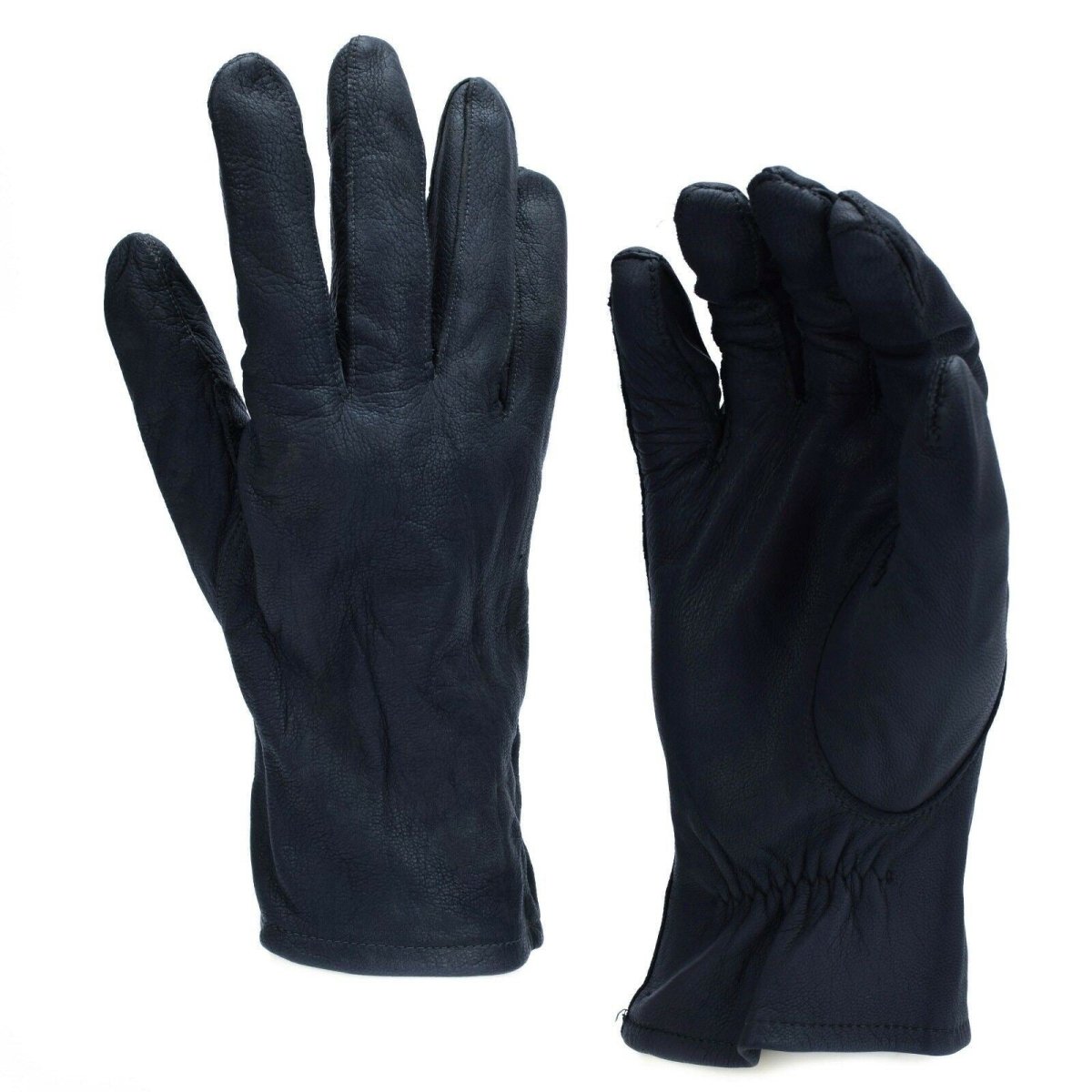 Original Bundeswehr Handschuhe. BW Militärhandschuhe Echtleder grau