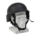 Originaler Kevlar-Kampfhelm der Bundeswehr, taktisch, verstellbarer Riemen, schwarz