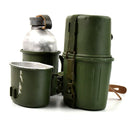 Original German Army Mess Kit Canteen Drinking Flask Water Bottle Cookware Army - GoMilitar