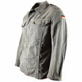 Original Moleskin-Jacke der deutschen Armee. Vintage BW Armee Feldjacke in Olivgrün