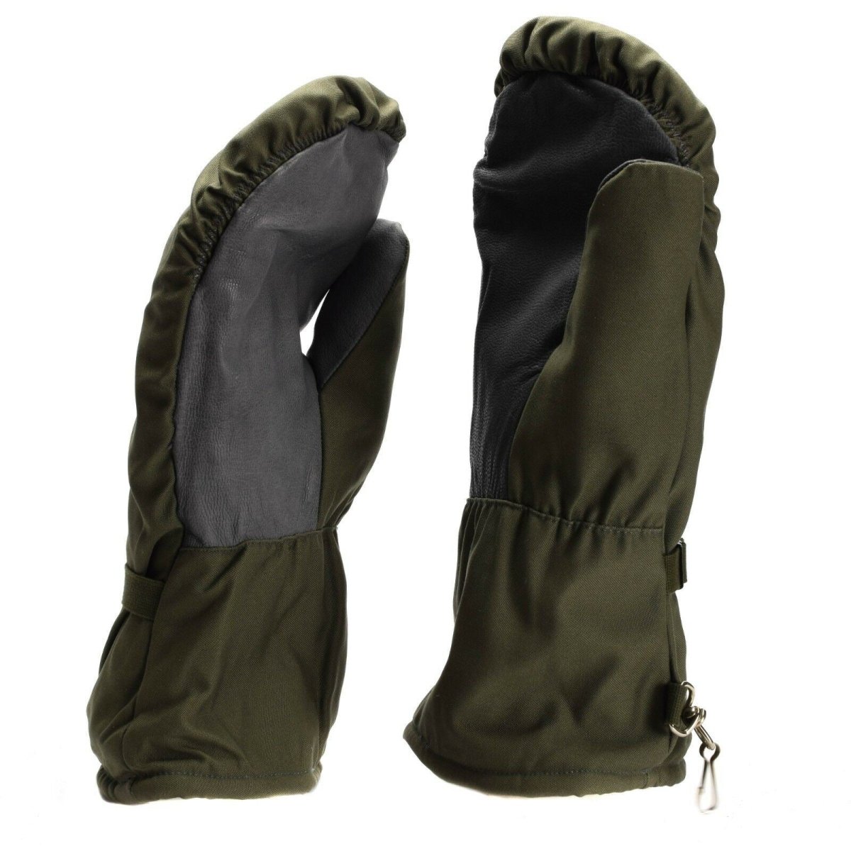 Original Bundeswehr Fäustlinge in olivgrauem Camouflage BW Militär Kampfhandschuhe