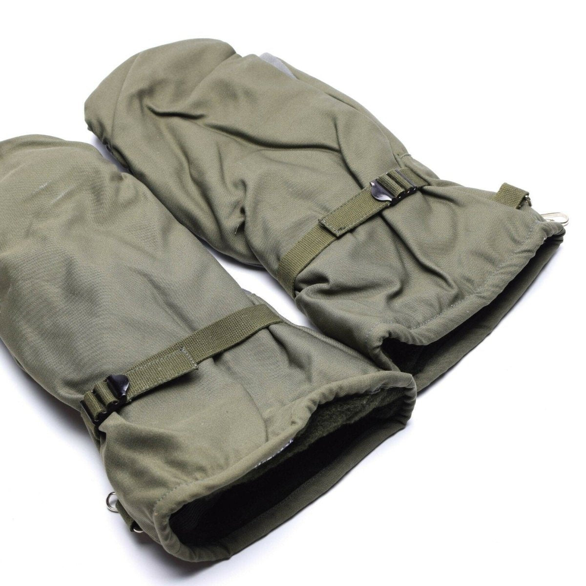 Original Bundeswehr Fäustlinge in olivgrauem Camouflage BW Militär Kampfhandschuhe