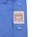 Original Pyjama-Hemd der Bundeswehr, langärmelig, Knopfleiste vorne, Nachtwäsche, Blau