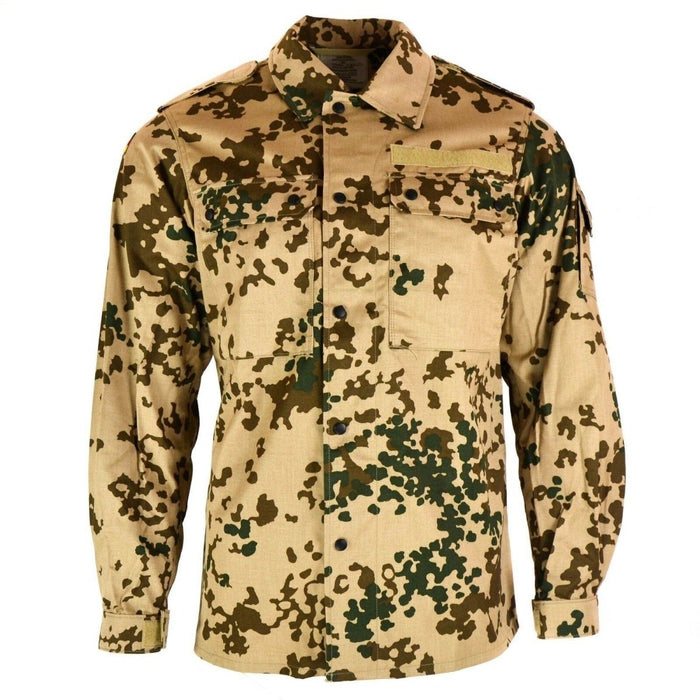 Original DEUTSCHES ARMEE-HEMD Wüsten-Tropentarn-Feldkampfjacke BW-Armee-Ausgabe - GoMilitar