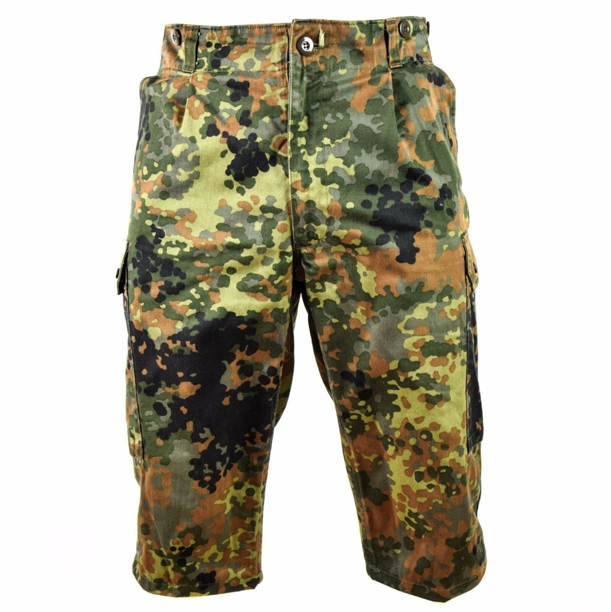 Original Bundeswehr Shorts Kampffeld Flecktarn Camouflage Bermuda