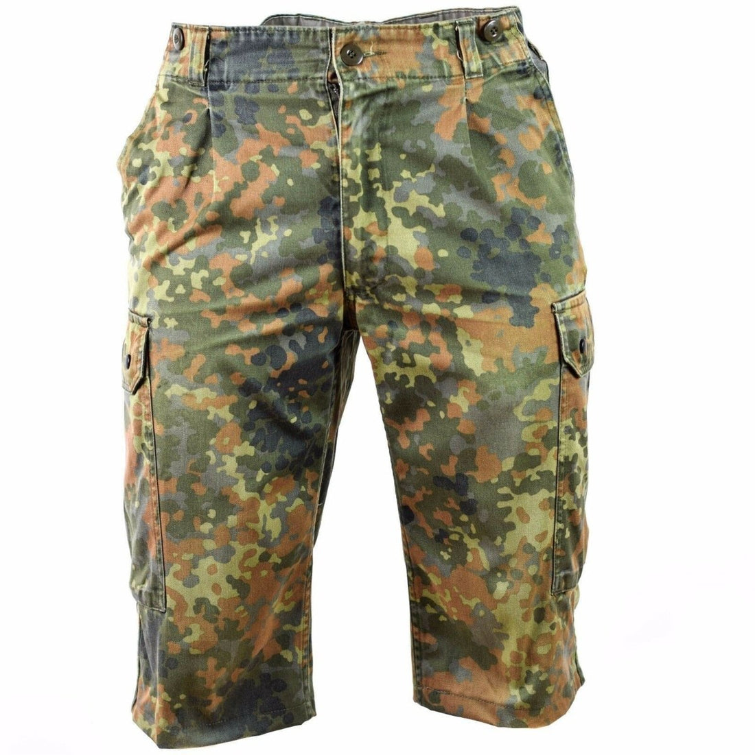 Original Bundeswehr Shorts Kampffeld Flecktarn Camouflage Bermuda