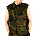 Original DEUTSCHE ARMEE WESTE MIT REISSVERSCHLUSS flecktarn camo taktischer Kampf BW Armee Ausgabe