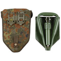 Original deutsche BW Armee Klappspaten. Survival Outdoor Grüner Spaten