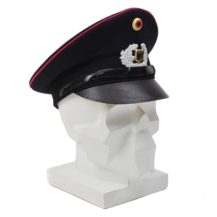 Original Deutsche Feuerwehr Schirmmütze Kokarde BGS Abzeichen Blau - GoMilitar