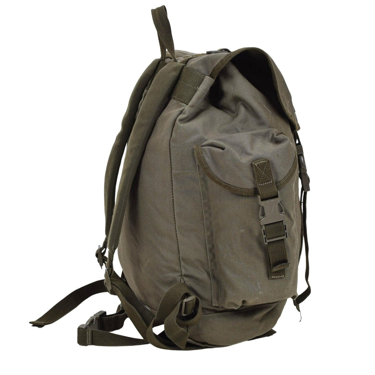 Original deutscher Militär-Bergrucksack, 35 l, langlebig, mehrere Taschen, Olivgrün