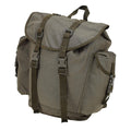 Original deutscher Militär-Bergrucksack, 35 l, langlebig, mehrere Taschen, Olivgrün