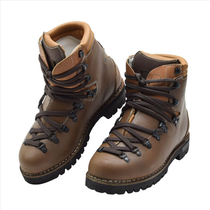 Original deutsche Militär MEINDL Wanderstiefel Leder Vibram Sohle braun - GoMilitar
