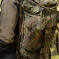 Original Deutscher Militärtaktik -Rucksack 65L Kampf Rucksack Flecktarn Camo