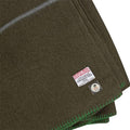 Original deutsche Militärwolldecke 210x200cm im Bundeswehrstil braun