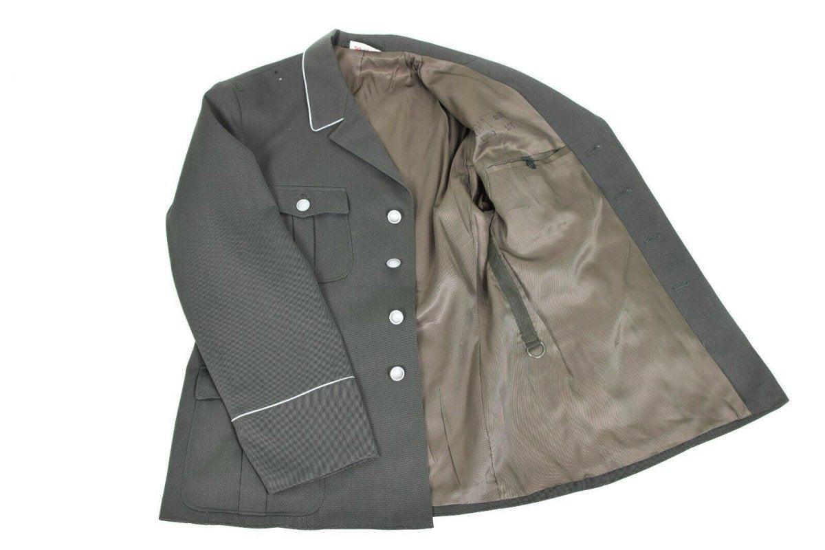 Original Deutsche NVA Armee Uniformjacke Offiziersuniform Grau Militär NEU